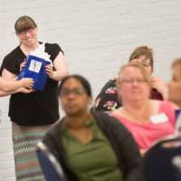 prize distribution at luncheon